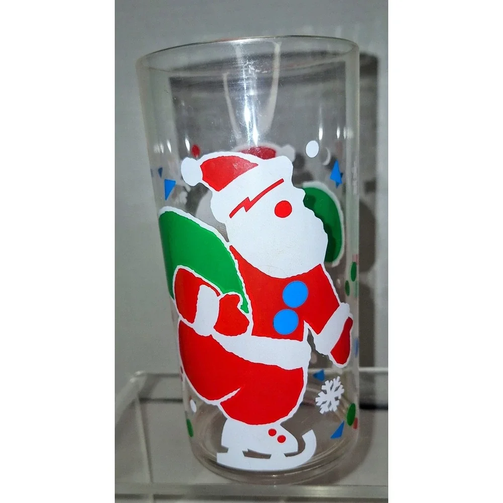 Dept 56 Vintage Christmas Santa Claus Acrylic Tumblers Set of 4‎ Cheryl Johnson